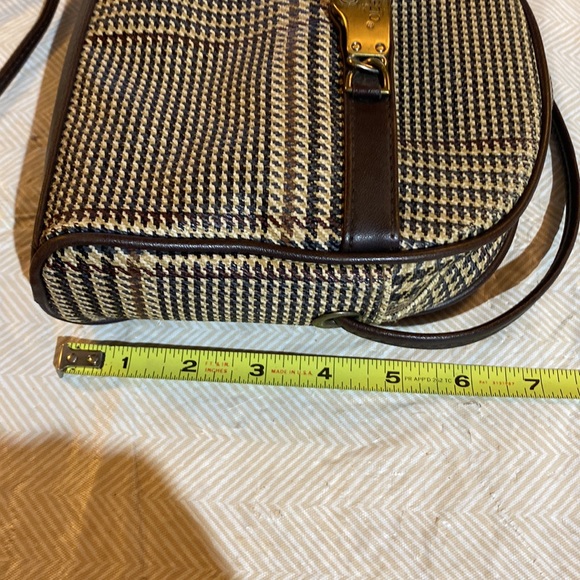 Vintage Capezio Vinyl Glenplaid crossbody - Picture 4 of 5